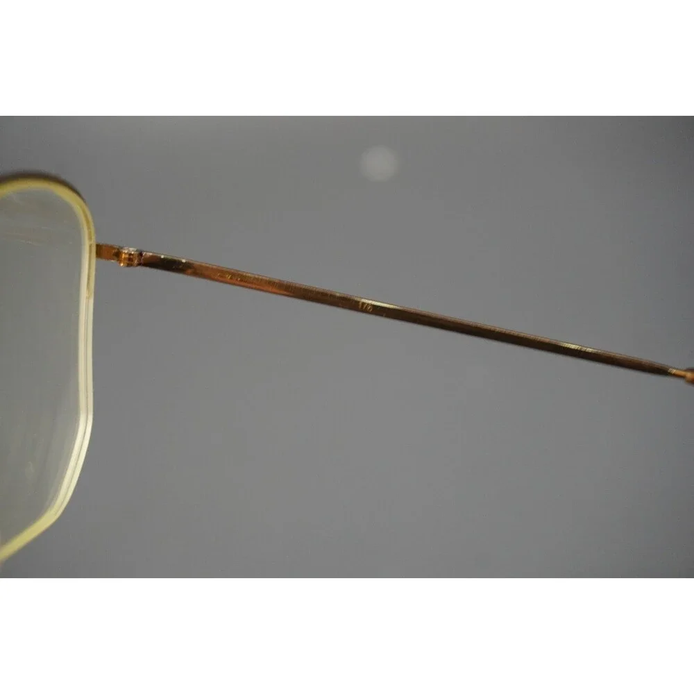 Vintage LOGO PARIS 120 Eyeglasses Frame France Gold Tone Tortoise 54-19-145
